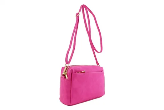 PU Underarm Bag Zipper Single Shoulder Crossbody Handbag Solid Color Small Square Bag