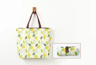 Oxford fabric folding shopping bag